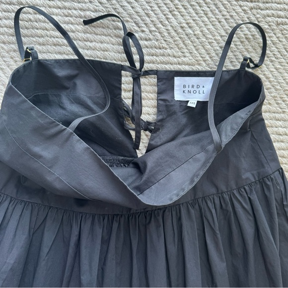 Bird and Knoll BN adjustable blk halter dress XXS -fits like an XS - Picture 4 of 14